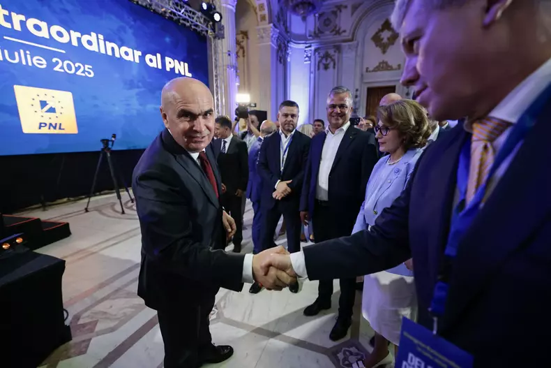 Ilie Bolojan a devenit președinte plin al PNL la Congresul de sâmbătă, 12 iulie, de la Palatul Parlamentului. Foto: Vlad Chirea / Libertatea