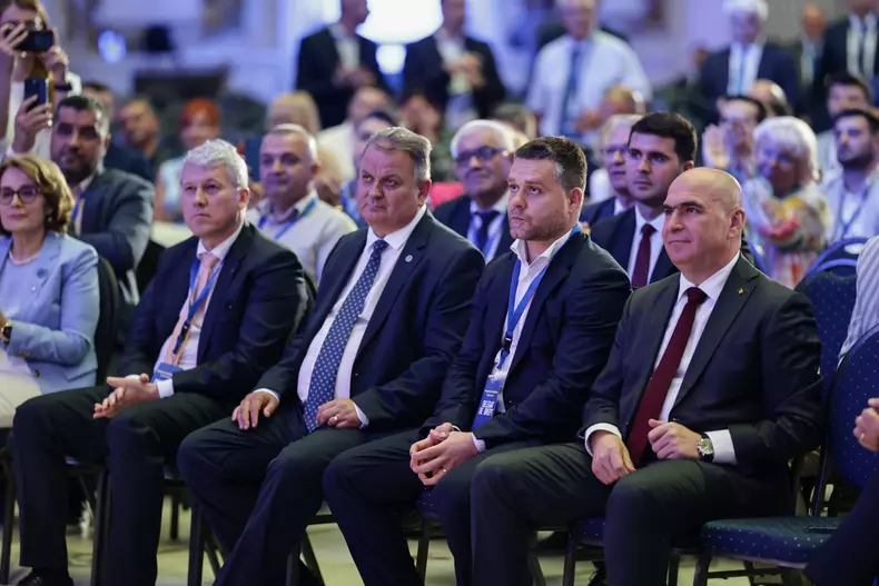 Ilie Bolojan a devenit președinte plin al PNL la Congresul de sâmbătă, 12 iulie, de la Palatul Parlamentului. Foto: Vlad Chirea / Libertatea