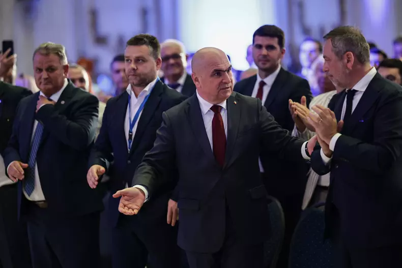 Ilie Bolojan a devenit președinte plin al PNL la Congresul de sâmbătă, 12 iulie, de la Palatul Parlamentului. Foto: Vlad Chirea / Libertatea