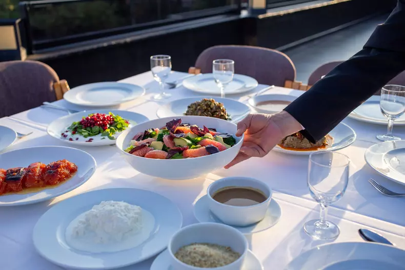 Turkish Dishes Table