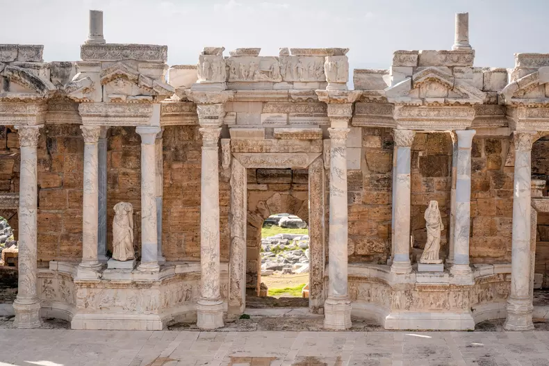Hierapolis Ancient City-Ancient Theatre 2
