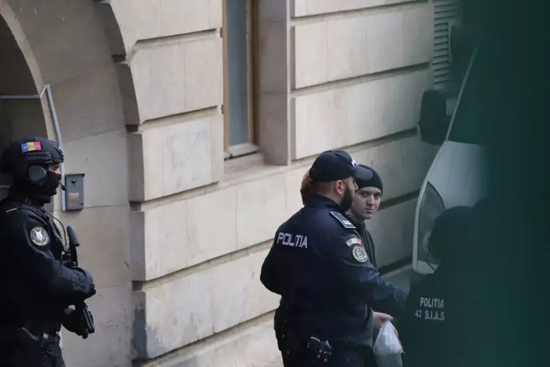 Dorian Potra, fiul lui Horațiu Potra, la CAB, 21 noiembrie 2025. Foto Dumitru Angelescu