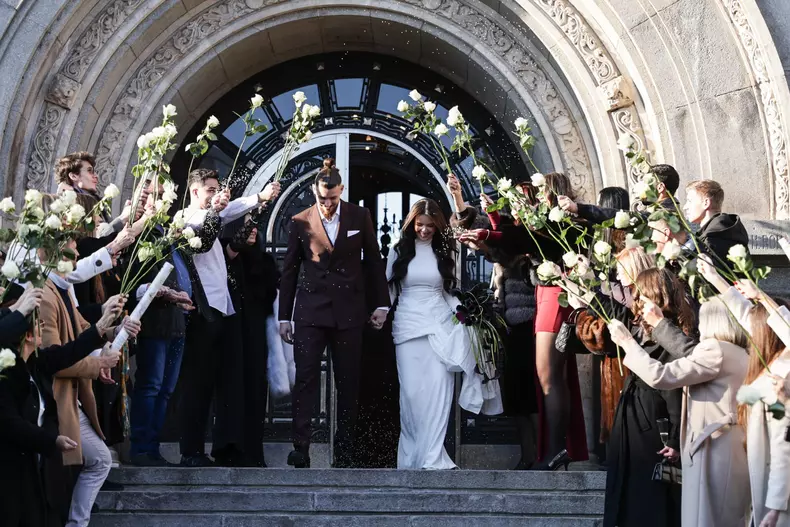 Radu Drăgușin s-a căsătorit cu Ioana Stan FOTO: Vlad Chirea