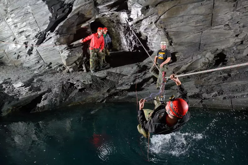 World's deepest hotel 1,375ft underground and accessible by epic trek