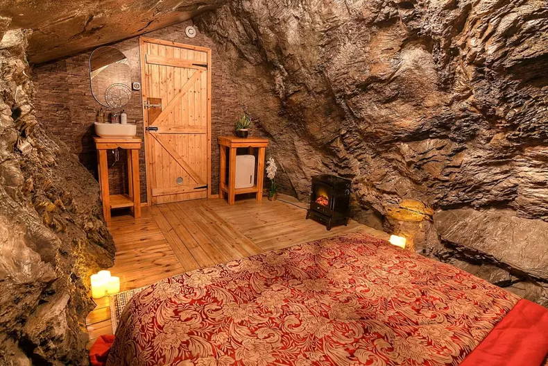 World's deepest hotel 1,375ft underground and accessible by epic trek