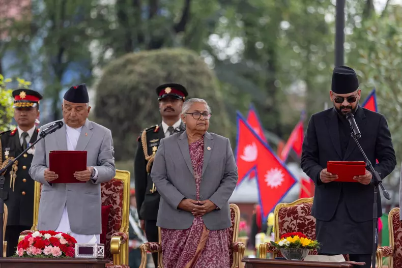 Balendra Shah Sworn In as Prime Minister of Nepal - Kathmandu
