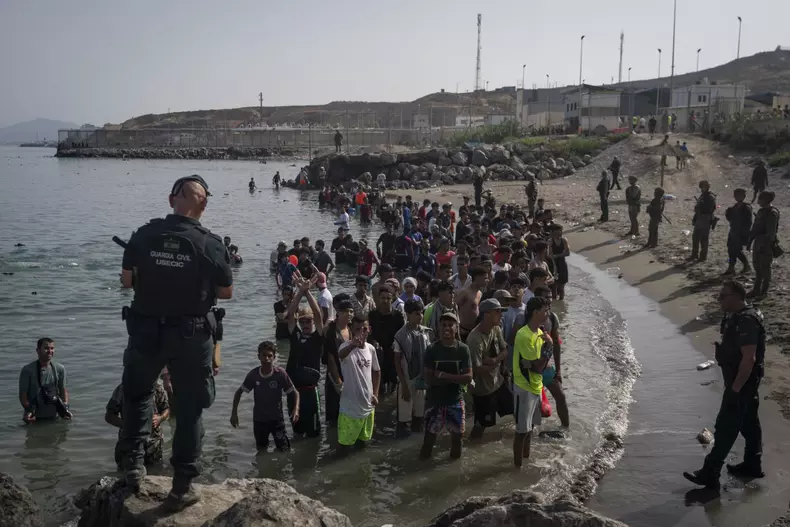 Migranți în Ceuta