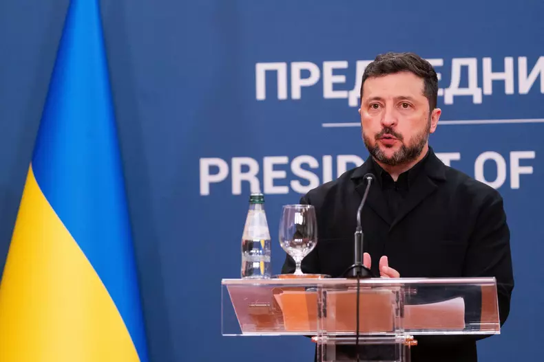 Volodymyr Zelenskyy On A State Visit To The Republic Of Serbia, Belgrade, Central Serbia - 08 Aug 2026