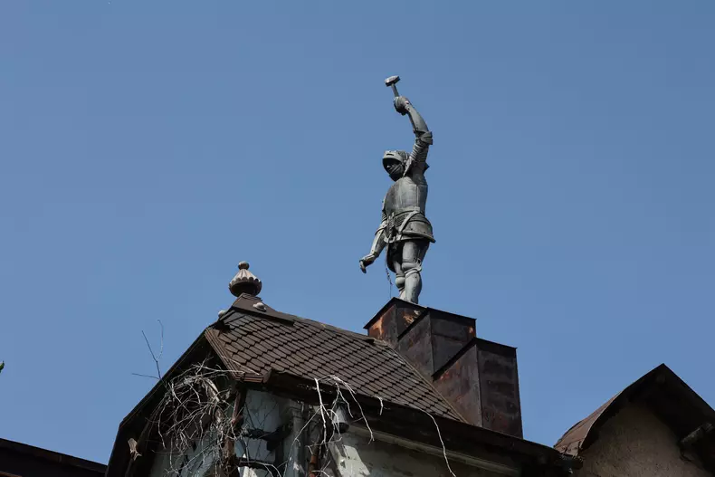 Statuia care apără Bucurestiul. Foto Vlad Chirea_9176 (1)