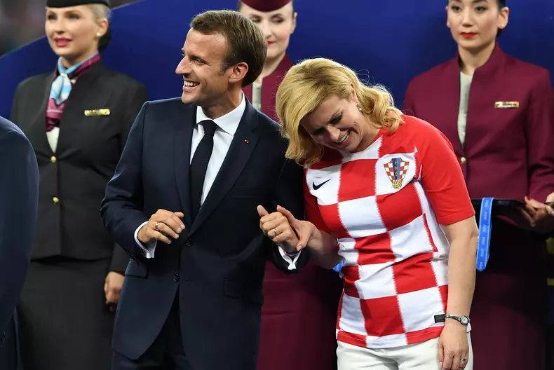 Cum a celebrat preşedintele francez Emmanuel Macron victoria Franței