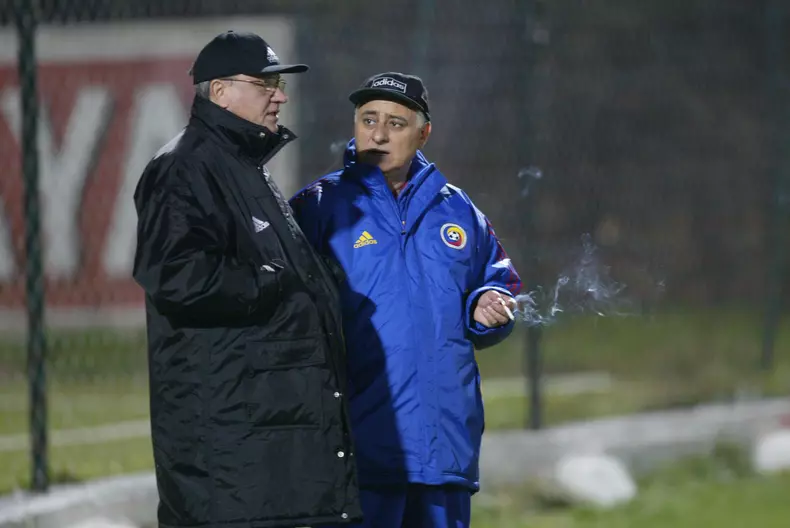 Imagini de la antrenamentul echipei nationale a Romaniei sustinut la baza sportiva de la Saftica.