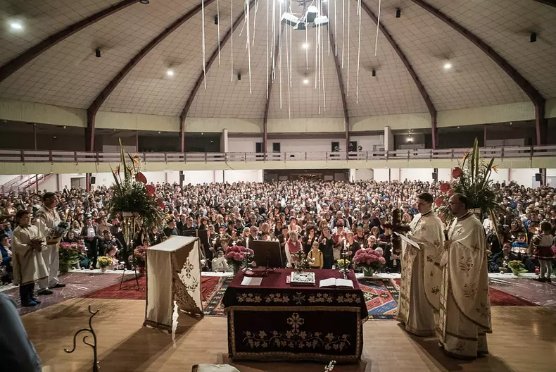 Noaptea de Înviere la Pèrgola, în Parcul Ribalta, Castellón de la Plana