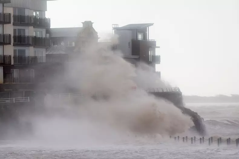Storm Eunice, UK - 18 Feb 2022