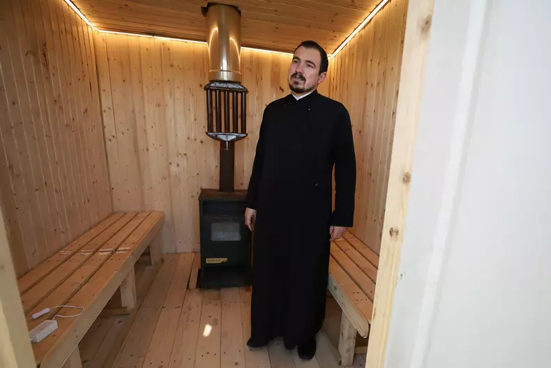 Parintele Balaban, pansiunea Daeni, Tulcea