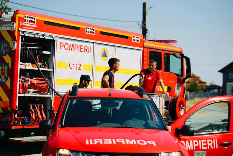 Incendiu vegetatie uscata Giurgiu-5