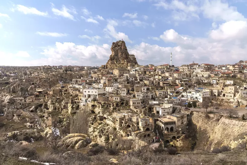 Nevşehir Cappadocia Ortahisar Castle and Castle 1