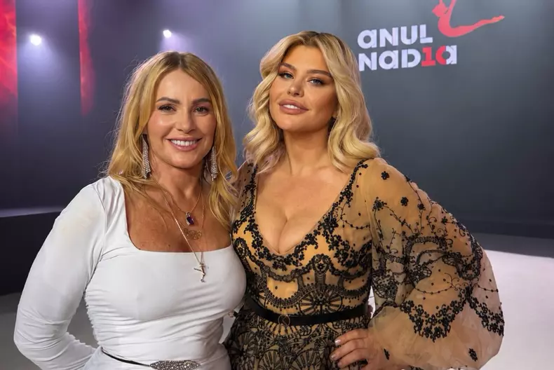Loredana Groza si nadia Comaneci
