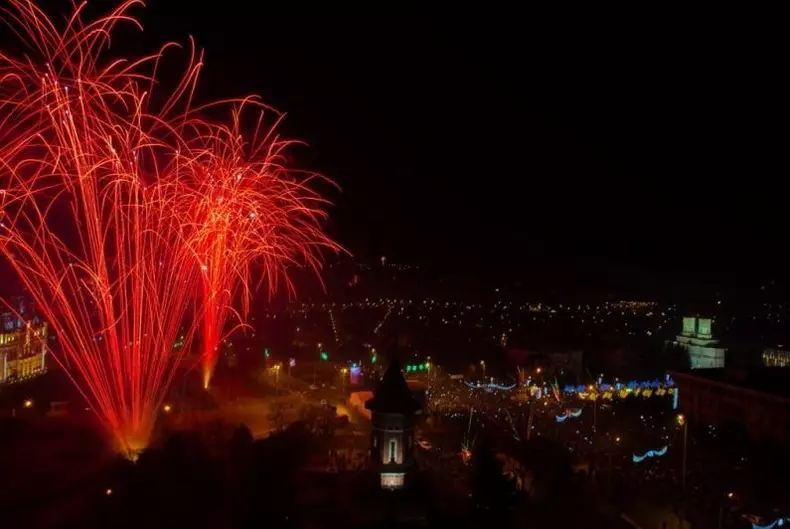 revelion 2017 iasi-artificii
