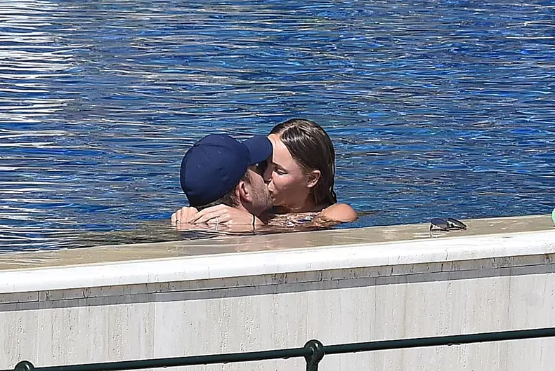 Caroline Wozniacki and husband David Lee relaxing in Portofino