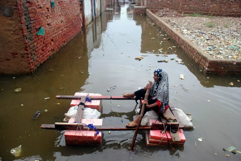 Monsoon rains in Hyderabad