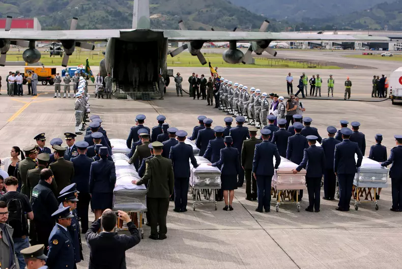 Brazilian victims of Colombia plane crash repatriated