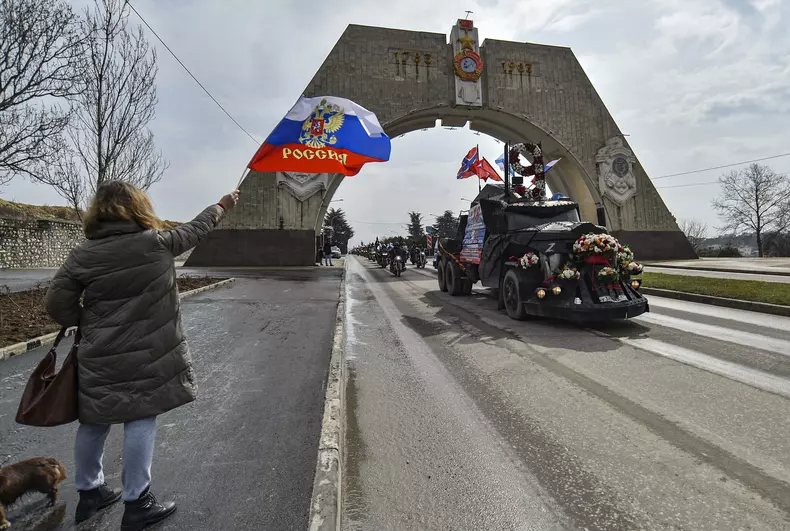 Ninth anniversary of Russia's annexation of Crimea