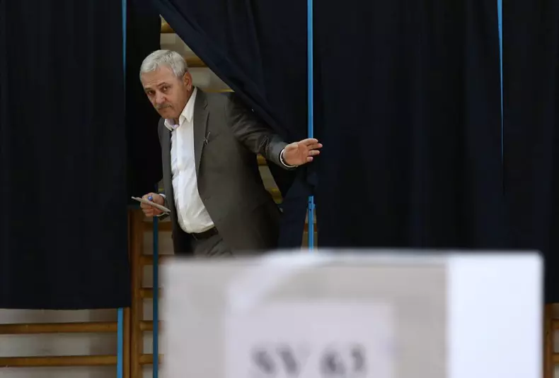 Liviu Dragnea la vot, referendum pentru definirea familiei, referendum
