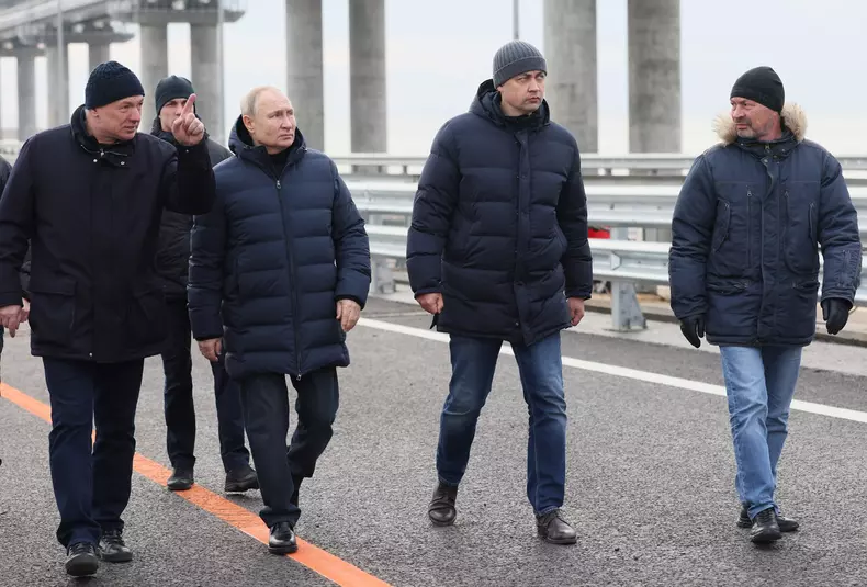 Russia Putin Crimea Bridge