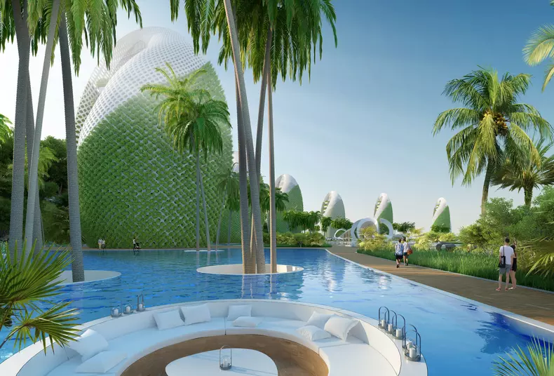 The eco-resort which hopes tourists will help clean and sustain