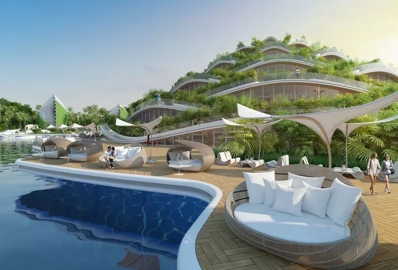 The eco-resort which hopes tourists will help clean and sustain