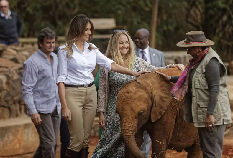 Melania Trump visits Kenya