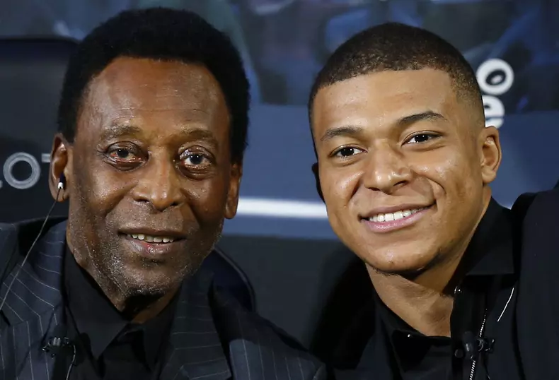 Mbappe and Pele meet in Paris