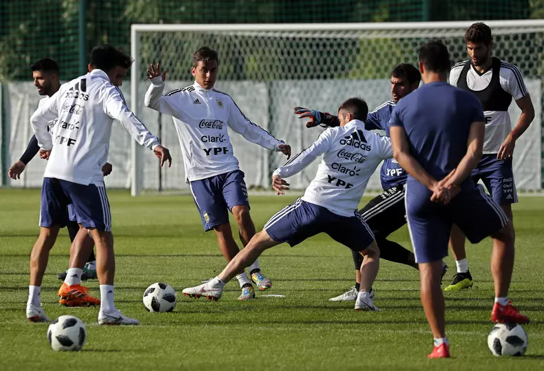 Argentina training session