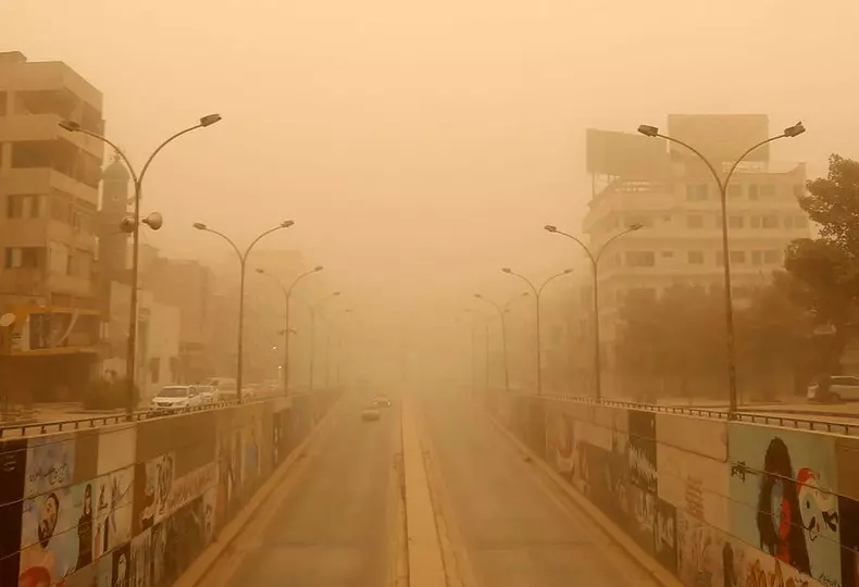 Sandstorm in Baghdad