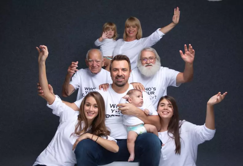 Horia Brenciu si familia