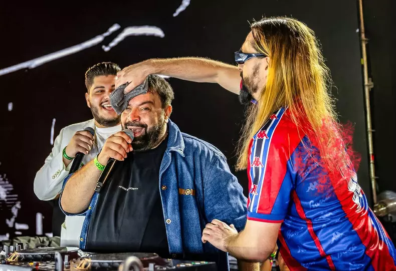 Florin Salam și Salvatore Ganacci