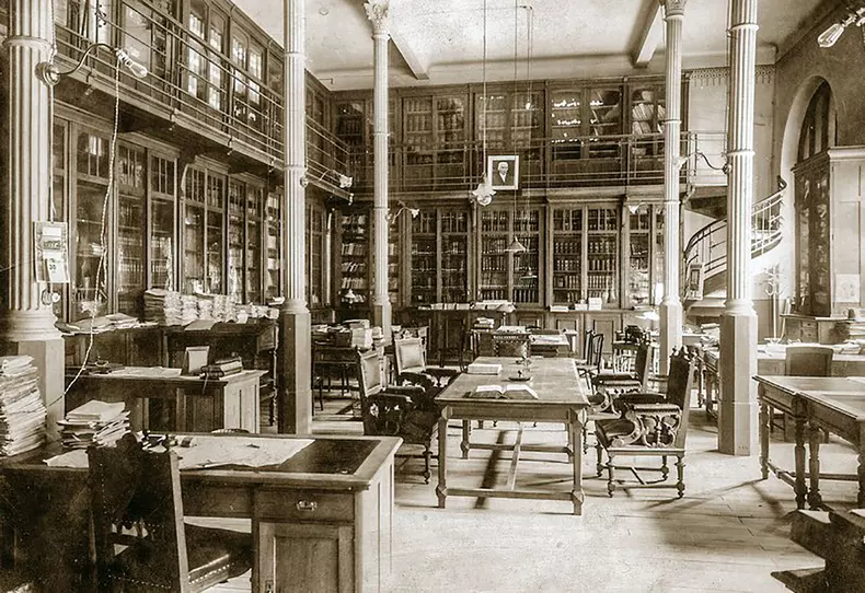 Biblioteca BNR, în urmă cu aproape 100 de ani