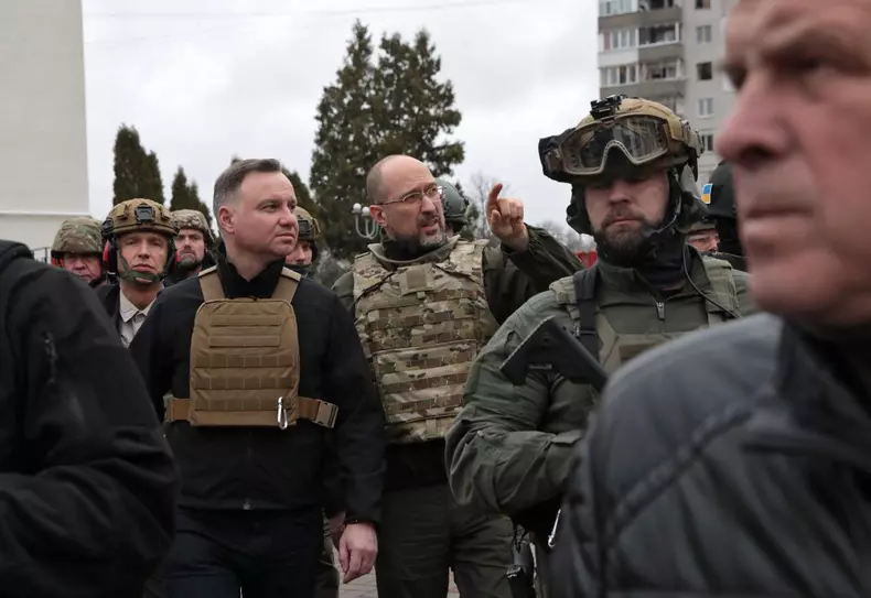 Baltics, Polish Presidents visit Ukraine