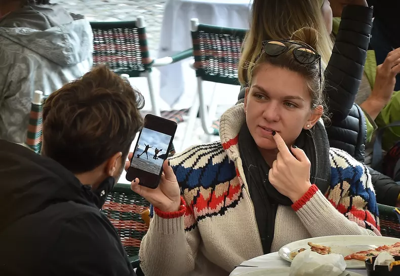 *EXCLUSIVE* Simona Halep and her new boyfriend seen in Portofino