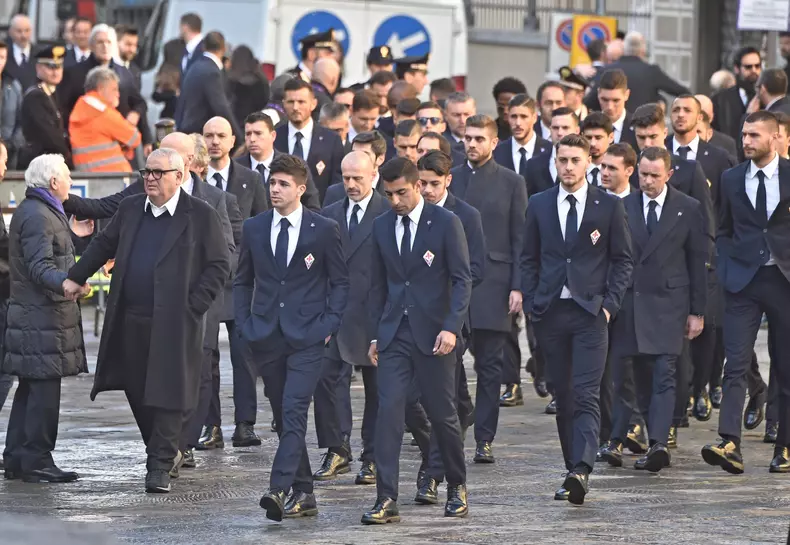 Astori funeral in Florence