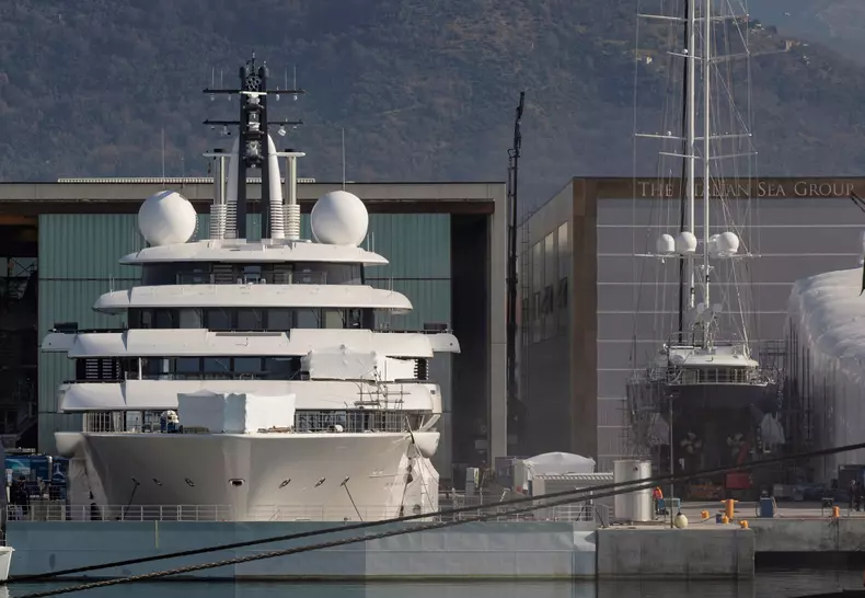 Scheherazade, Presumed Yacht Of Vladimir Putin - Massa Carrara