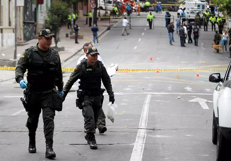 Explozie la Bogota