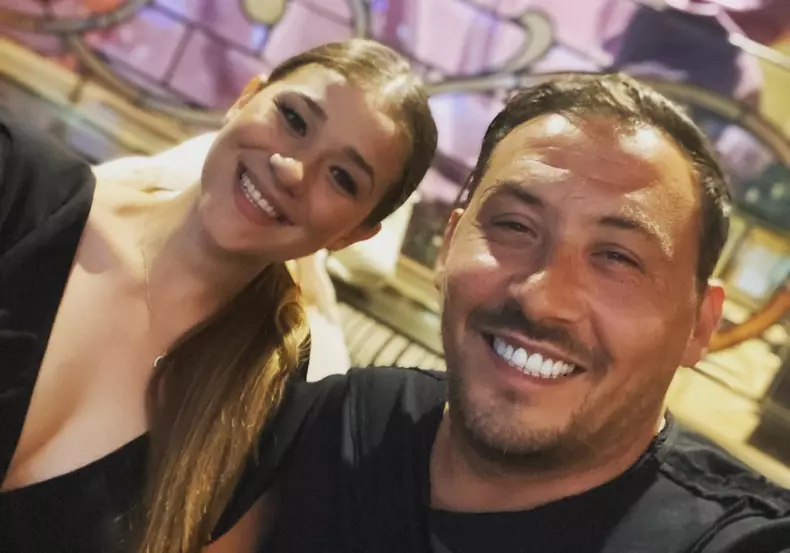 Ștefan Stan și soția sa, Simona