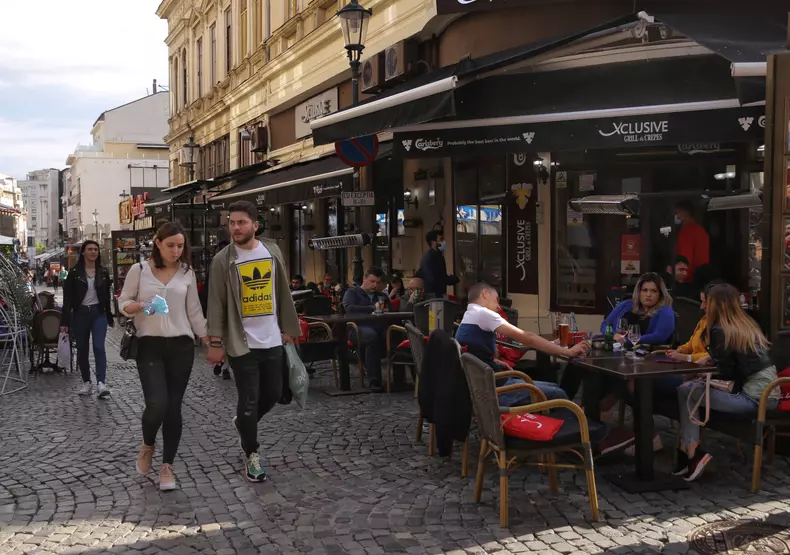 Centrul Vechi in ziua redeschiderii