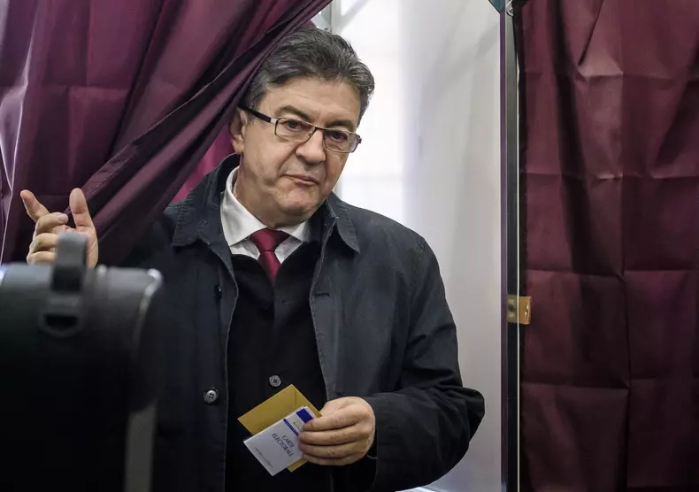 Jean Luc Melenchon a votat în primul tur al alegerilor prezidențiale