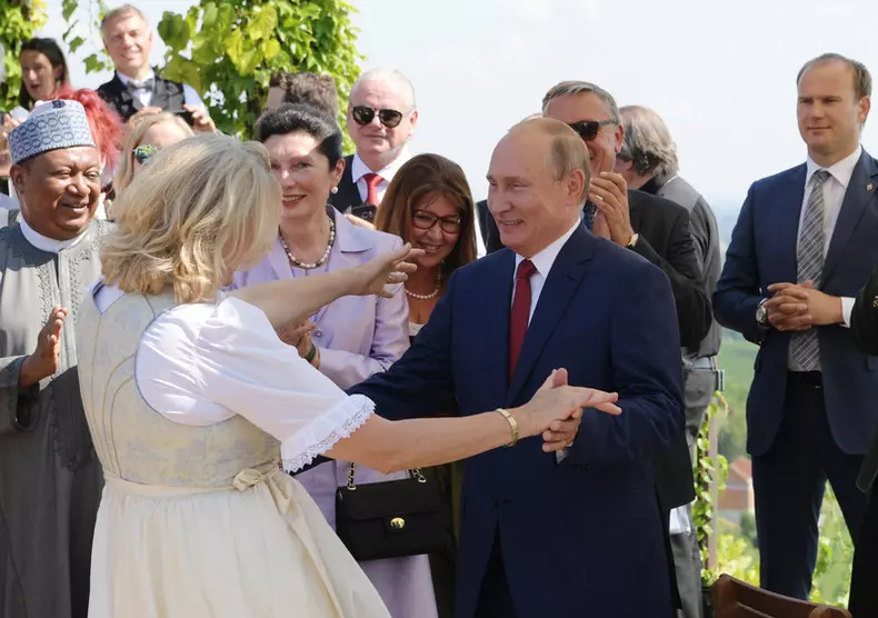 Wedding of Austrian Foreign Minister Kneissl