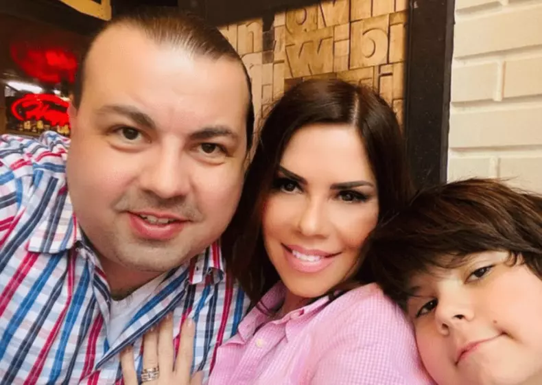 Luminita Anghel si fiul ei