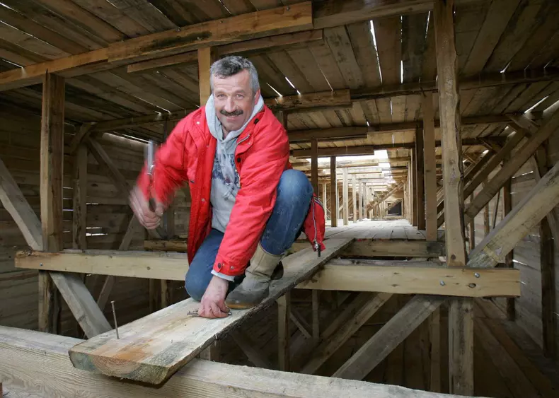 Dutchman Johan Huibers opens his half-sized replica of the biblical Noah's Ark in Schagen