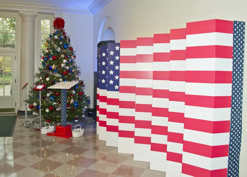 Decorații Crăciun, la casa Albă