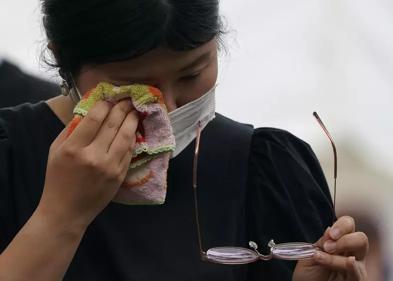 Wake ceremony for former Japanese Prime Minister Shinzo Abe